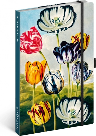 Cuaderno Tulipanes de Kateřina Winterová, rayado, 13 x 21 cm
