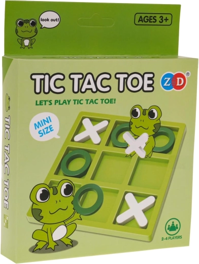 Juego de bolsillo de tres en raya – Rana