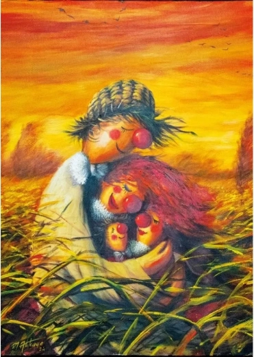 Puzzle familia de fantasmas 1000 piezas MAGNOLIA