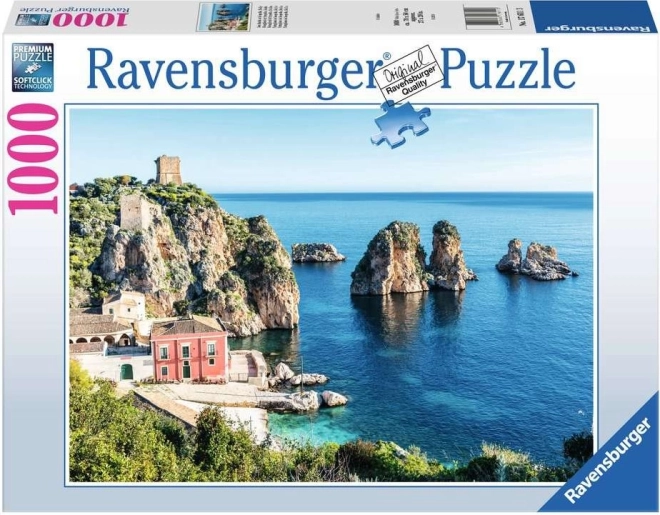 Puzzle Ravensburger Faraglioni di Scopello 1000 piezas