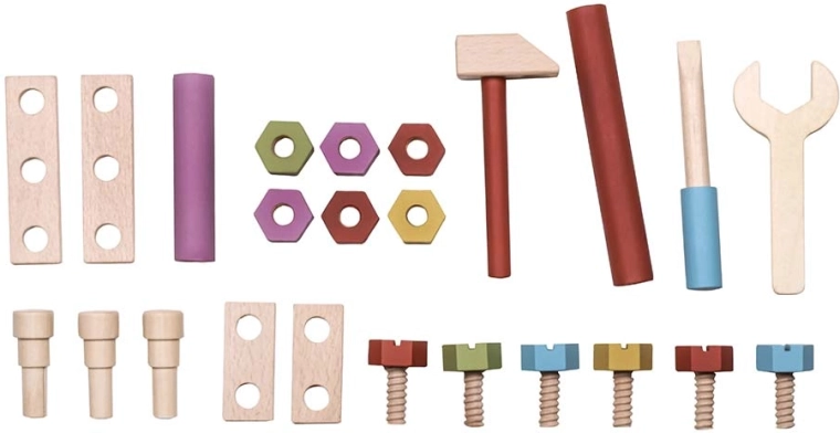 Completo set de herramientas para pequeños manitas