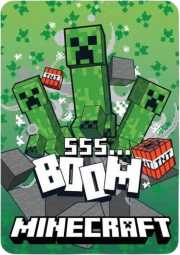 Manta de forro polar Minecraft - 1 pieza