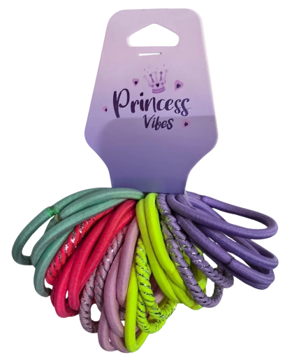 PINK set de gomas para el pelo, mezcla de colores, 30 uds.