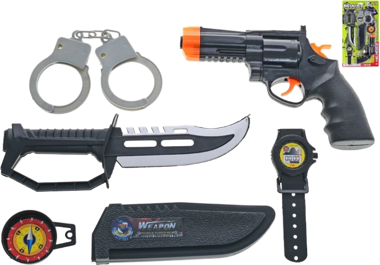Set SWAT con pistola y accesorios para niños