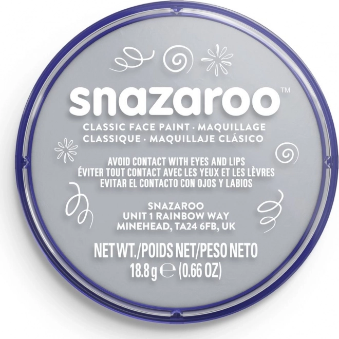 Snazaroo pintura facial gris claro 18 ml
