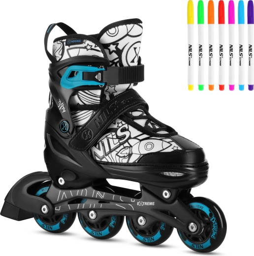 Patines infantiles 4 en 1 NILS Extreme TINTY – Verde