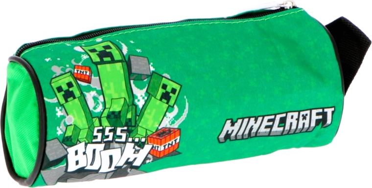 Estuche tipo plumier Minecraft - 1 pieza
