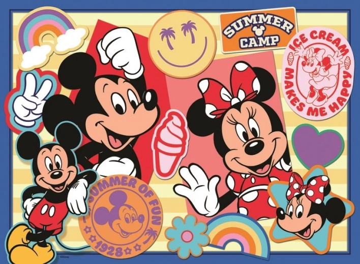Puzzle RAVENSBURGER Mickey y Minnie de excursión XXL 200 piezas