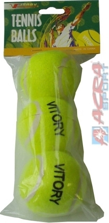 Pelotas universales amarillas Vitory, 3 unidades