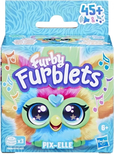 Furby Furblets Pix‑Elle compañero de peluche interactivo con clip