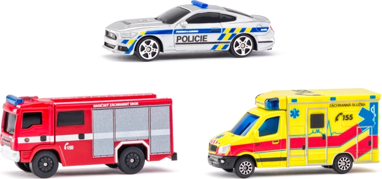 Maisto Alarm Busters vehículos checos de rescate y servicio con luces y sonidos - 1 unidad