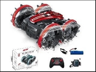 Coche RC anfibio con control por gestos y 2 baterías