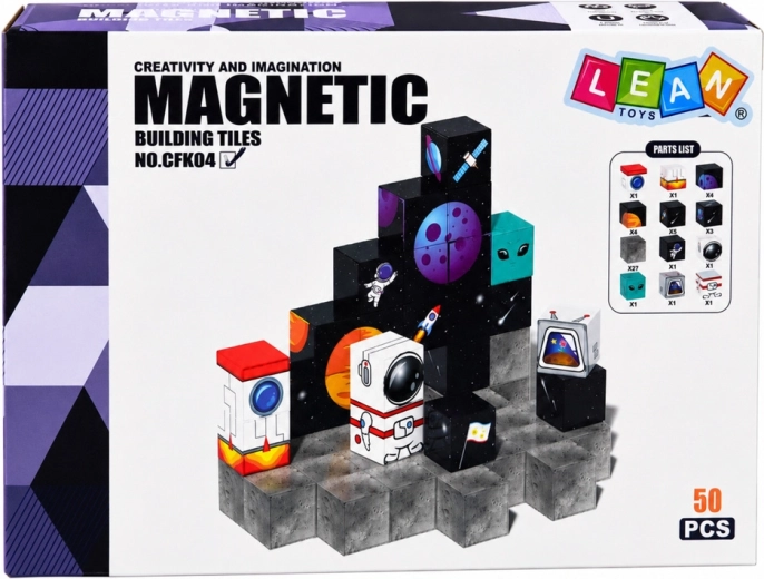 Conexión magnética para construir rápidamente en 2D y 3D