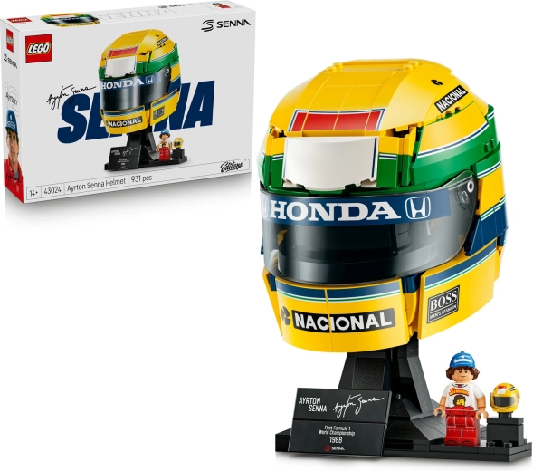 Casco de Ayrton Senna de LEGO Editions
