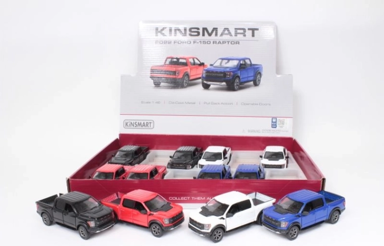 Modelo de coche metálico Ford F-150 Raptor 2022 (14 cm)