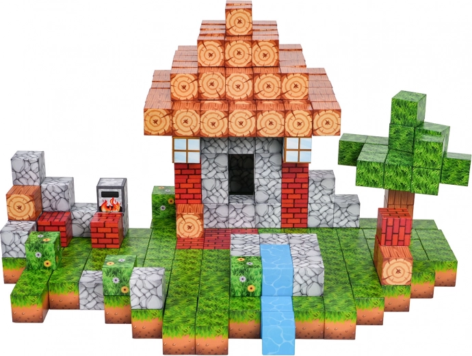 Estampados realistas para creativas escenas pixeladas