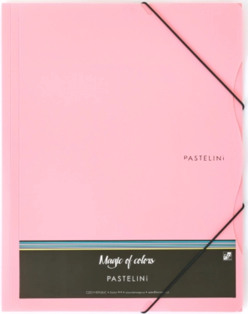 Carpeta con goma A4 PASTELINI rosa