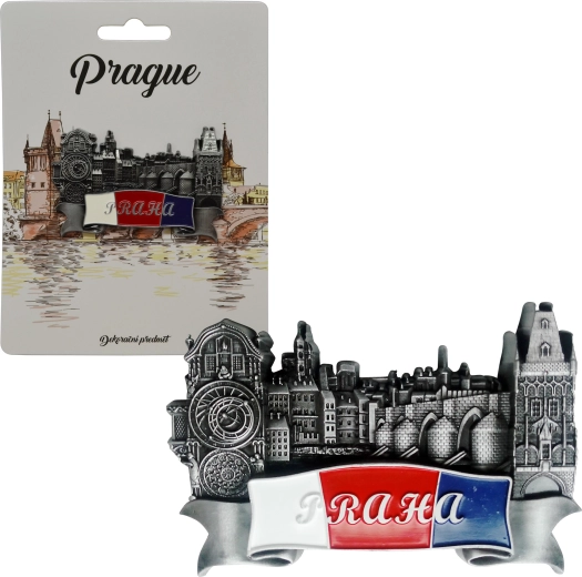 Imán Praga – souvenir educativo infantil SPARKYS