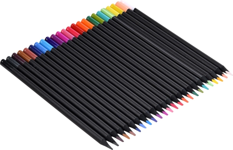 Colores llamativos también en papel negro
