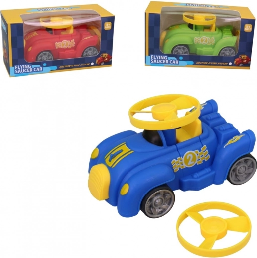 Coche con hélice lanzable para niños