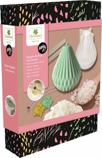 Make it! - Velas de cera de soja Diamantes