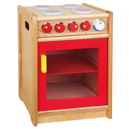 Cocina de madera Babu con horno