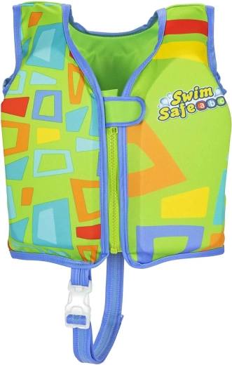 Chaleco de natación infantil M/L verde BESTWAY para aprender a nadar