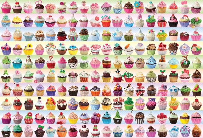 Puzzle EUROGRAPHICS cupcakes de colores 2000 piezas