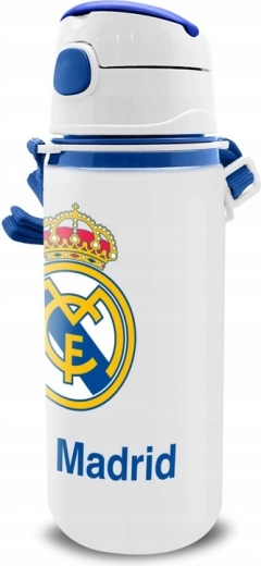 Botella de aluminio para beber de 600 ml REAL MADRID