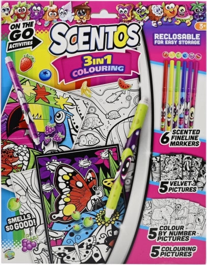Set creativo aromático de viaje SCENTOS para niños