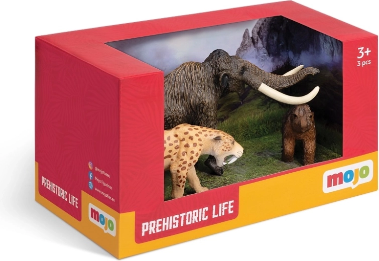 Mojo set de inicio mamíferos prehistóricos