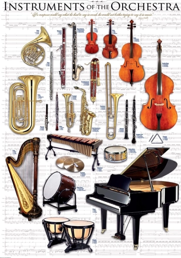 Puzzle EUROGRAPHICS instrumentos de orquesta 1000 piezas