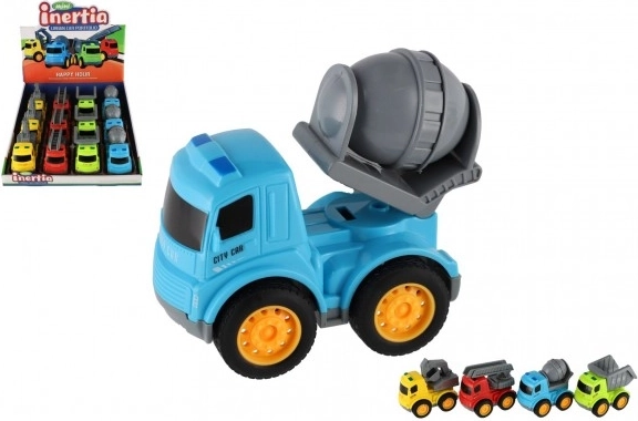 Set de coches de construcción con motor de inercia 9 cm – 4 tipos