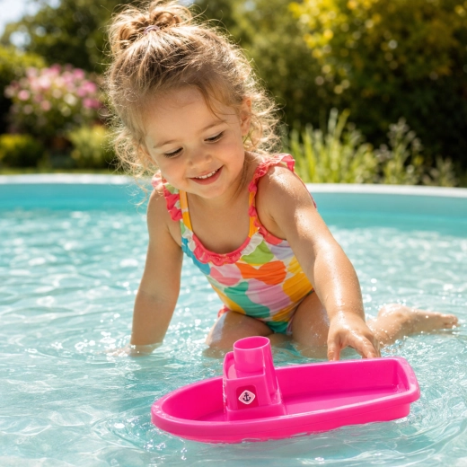 Barquito para jugar en el agua y en la arena
