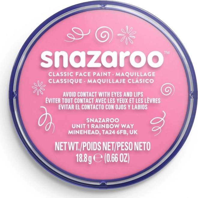 Snazaroo pintura facial rosa claro 18 ml
