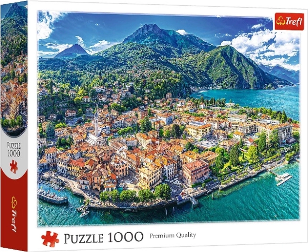 Puzzle 1000 Menaggio junto al lago de Como, Italia