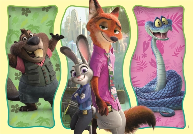 Puzzle CLEMENTONI Zootropolis 104 piezas