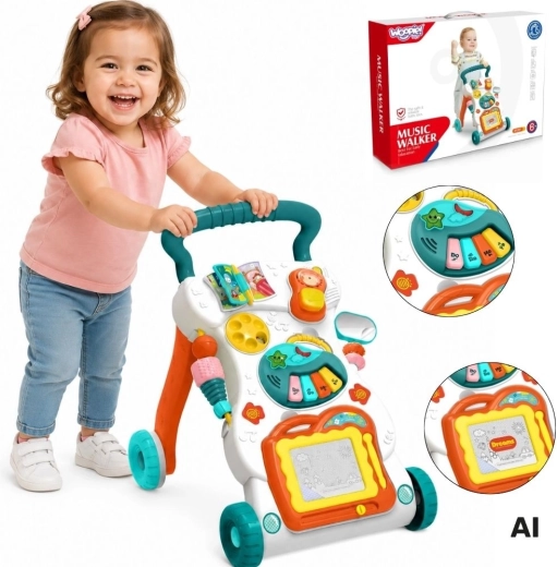 Andador musical para bebés WOOPIE Baby con actividades