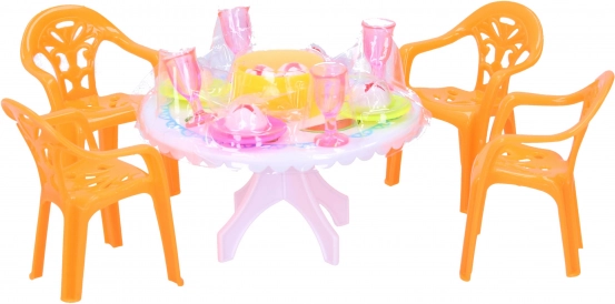 Set de comedor para muñecas