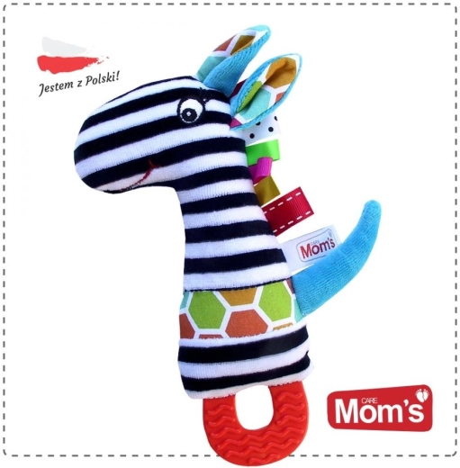 Juguete sonajero con mordedor Tymek 3m+ Mom's Care
