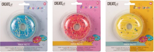 Set de maquillaje DONUT CANDY con sombras de ojos y brillo labial