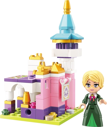Qman Princess Leah rincón secreto juego de construcción