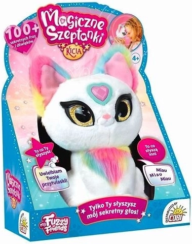 Gatito de peluche interactivo con susurros secretos COBI Magiczne Szeptanki Kicia