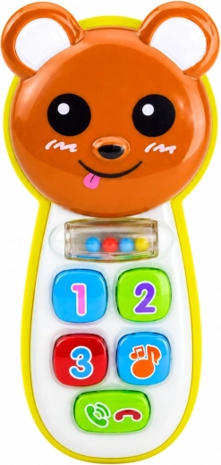 Sonajero con bolitas para juego sensorial
