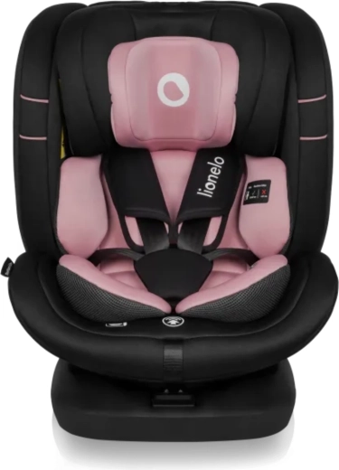 Silla de coche LIONELO Bastiaan i-Size, 40–150 cm, Pink Rose