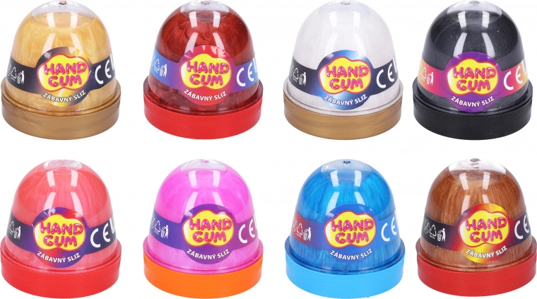 Slime con purpurina modelable Hand Gum