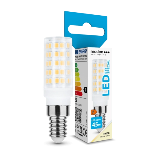 Modee Lighting bombilla LED cerámica E14 4,3 W 4000K 360°