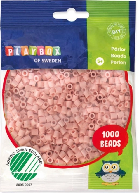 Cuentas para planchar PLAYBOX – melocotón y color piel, 1000 uds.