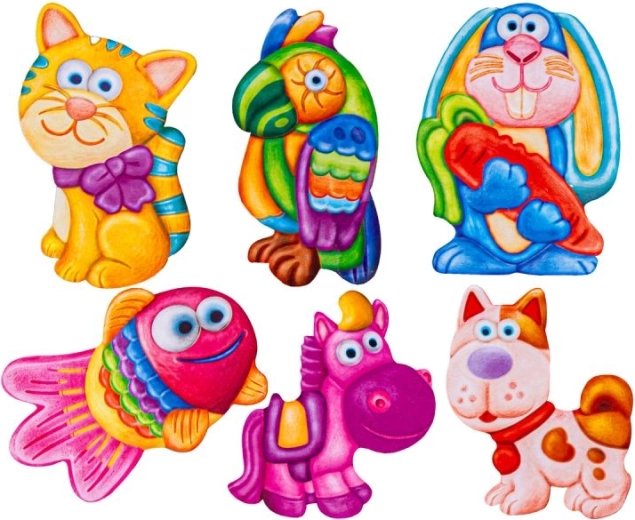 6 motivos adorables para moldear y colorear