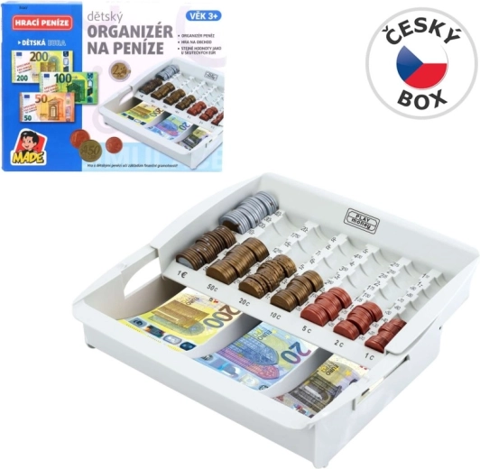 Organizador infantil MaDe para monedas y billetes de euro